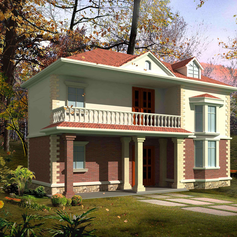 农村盖轻钢别墅贵不贵?(图1) 轻钢别墅外形