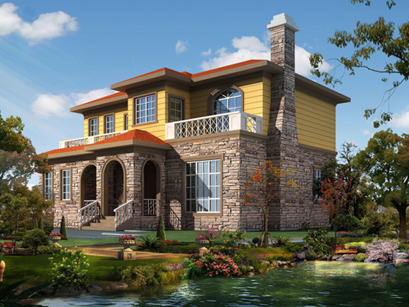 2层145平米轻钢别墅户型